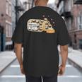 Pug Anti Depressant Mom Dad Kids Big And Tall Men's T-Shirt Back Print
