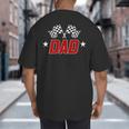Racing Birthday Boy Race Car Dad Family Matching Big And Tall Men's T-Shirt Back Print