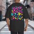 Rad Dad 80s Throwback Big And Tall Men's T-Shirt Back Print