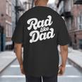 Rad Like Dad Kids Fathers Day Big And Tall Men's T-Shirt Back Print