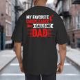 Red Cheer Dad Family Father Cheerleader Squad Big And Tall Men's T-Shirt Back Print Red Cheer Dad Family Father Cheerleader Squad Big And Tall Men's T-Shirt Back Print