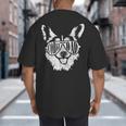 Retro Corgi Dad Dog Owner Pet Welsh Corgi Fathers Day Big And Tall Men's T-Shirt Back Print