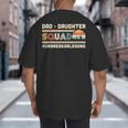 Retro Dad Daughter Squad Unbreakable Bond Father Daughter Big And Tall Men's T-Shirt Back Print