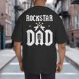 RockStar Dad Big And Tall Men's T-Shirt Back Print