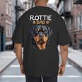 Rottie Dad Rottweiler Dog Big And Tall Men's T-Shirt Back Print