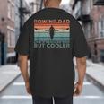 Round Rowing Dad Rudder Big And Tall Men's T-Shirt Back Print