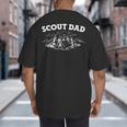 Scouting Scout Dad Big And Tall Men's T-Shirt Back Print