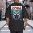 Siberian Husky Jowls Sled Dog Mom Top Alaskan Dog Dad Big And Tall Men's T-Shirt Back Print