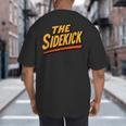 Sidekick Easy Halloween Matching Superhero Costume Dad Mom Big And Tall Men's T-Shirt Back Print Sidekick Easy Halloween Matching Superhero Costume Dad Mom Big And Tall Men's T-Shirt Back Print