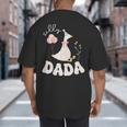 Silly Dada Silly Goose Dad Birthday Family Matching Party Big And Tall Men's T-Shirt Back Print