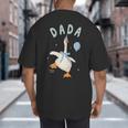 Silly Dada Silly Goose Mom Birthday Family Matching Party Big And Tall Men's T-Shirt Back Print
