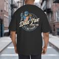Skeleton Dad Tax Making Sure It's Not Poison Fathers Day Big And Tall Men's T-Shirt Back Print