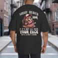 Soggy Beaver Bbq Barbecue Grill Master Humor Dad Men Big And Tall Men's T-Shirt Back Print
