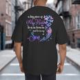 My Son Lives In Heaven Memorial Quotes Love Mom Dad Matching Big And Tall Men's T-Shirt Back Print