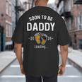 Soon To Be Daddy Est 2026 Loading First Time Dad Big And Tall Men's T-Shirt Back Print