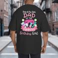 Spa Birthday Party Dad Of The Pampered Bday Girl Family Big And Tall Men's T-Shirt Back Print