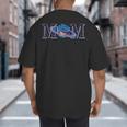 Space Mom Family Matching Dad Space Birthday Theme Party Big And Tall Men's T-Shirt Back Print Space Mom Family Matching Dad Space Birthday Theme Party Big And Tall Men's T-Shirt Back Print
