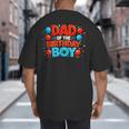 Spider Birthday Party Dad Of The Birthday Boys Spider Webs Big And Tall Men's T-Shirt Back Print