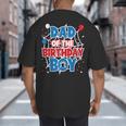 Spider Web Dad Of The Birthday Boy Big And Tall Men's T-Shirt Back Print