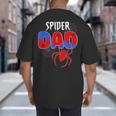 Spiders Dad Matching Family Birthday Father's Day Big And Tall Men's T-Shirt Back Print Spiders Dad Matching Family Birthday Father's Day Big And Tall Men's T-Shirt Back Print