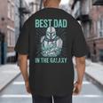 Star Wars The Mandalorian And Grogu Best Dad In The Galaxy Big And Tall Men's T-Shirt Back Print