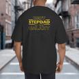 Step Dad Shirt For Stepdad Best Stepdad In The Galaxy Big And Tall Men's T-Shirt Back Print