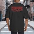 Stranger Dad Father's Day Or Birthday Themed Big And Tall Men's T-Shirt Back Print