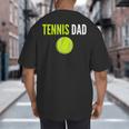 Tennis Dad For Men Tennis Dad Humor Tennis Lover Big And Tall Men's T-Shirt Back Print
