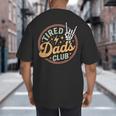 Tired Dads Club Big And Tall Men's T-Shirt Back Print