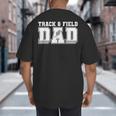 Track & Field Dad Sport Fathers Day Boys Big And Tall Men's T-Shirt Back Print