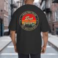 I Have Two Titles Dad & Grandpa I Rock Them Both For Grandpa Big And Tall Men's T-Shirt Back Print