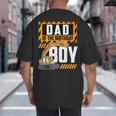 Vehicle Construction Excavator Dad Of The Birthday Boy Small Big And Tall Men's T-Shirt Back Print Vehicle Construction Excavator Dad Of The Birthday Boy Small Big And Tall Men's T-Shirt Back Print
