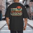 Vintage Cooking Dad The Man The Myth The Legend Chef Big And Tall Men's T-Shirt Back Print