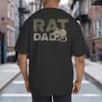 Vintage Distressed Rat Dad Big And Tall Men's T-Shirt Back Print