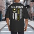 Vintage I'm A Proud Army Dad With American Flag Big And Tall Men's T-Shirt Back Print Vintage I'm A Proud Army Dad With American Flag Big And Tall Men's T-Shirt Back Print