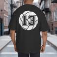 Volleyball Player 13 Volleyball Mom Dad Jersey Number 13 Big And Tall Men's T-Shirt Back Print Volleyball Player 13 Volleyball Mom Dad Jersey Number 13 Big And Tall Men's T-Shirt Back Print
