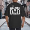 The Walking Dad Father Man Dead Retro Vintage Men Fun Big And Tall Men's T-Shirt Back Print