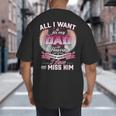 All I Want Is For My Dad In Heaven To Know How Much I Love Big And Tall Men's T-Shirt Back Print All I Want Is For My Dad In Heaven To Know How Much I Love Big And Tall Men's T-Shirt Back Print