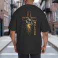 Welder Christian Cross Weld Welding Dad Jesus Lover Big And Tall Men's T-Shirt Back Print