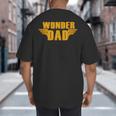 Wonder Dad Big And Tall Men's T-Shirt Back Print