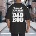 I Would Workout But I Like This Dad Bod s Big And Tall Men's T-Shirt Back Print