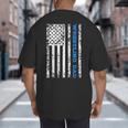 Wrestling Dad Big And Tall Men's T-Shirt Back Print