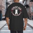 Wrestling Senior Dad The Final Match 2026 Big And Tall Men's T-Shirt Back Print