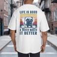 Boxer Dog For Men Women Boxer Dog Dad Mom Small Big And Tall Men's T-Shirt Back Print