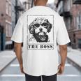 The Cavapoo Boss Mom Dad Dog Lover Big And Tall Men's T-Shirt Back Print