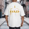 My Dad Is 90 90th Birthday 1935 90 Years Old Father Daddy Premium Tri-Blend Big And Tall Men's T-Shirt Back Print