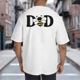 Dad Bee Cute Beekeeping 1st Birthday Matching Family Dada Big And Tall Men's T-Shirt Back Print