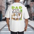 Dad Of The Birthday Boy Wild Zoo Theme Safari Party Big And Tall Men's T-Shirt Back Print Dad Of The Birthday Boy Wild Zoo Theme Safari Party Big And Tall Men's T-Shirt Back Print