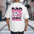 Dad Of The Birthday Girl Pink Family Birthday Girls Party Big And Tall Men's T-Shirt Back Print