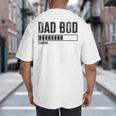 Dad BOD Loading 2024 Dad Fathers Day Baby Announcement Big And Tall Men's T-Shirt Back Print